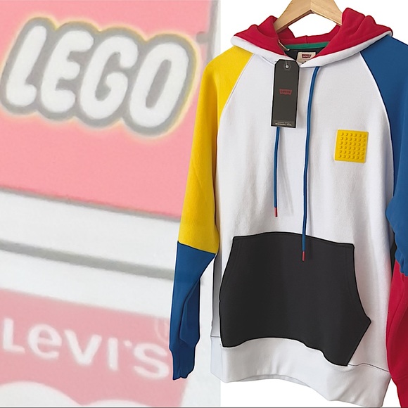 Levi’s X LEGO Men’s Relaxed Multicolor Hoodie - Picture 2 of 16